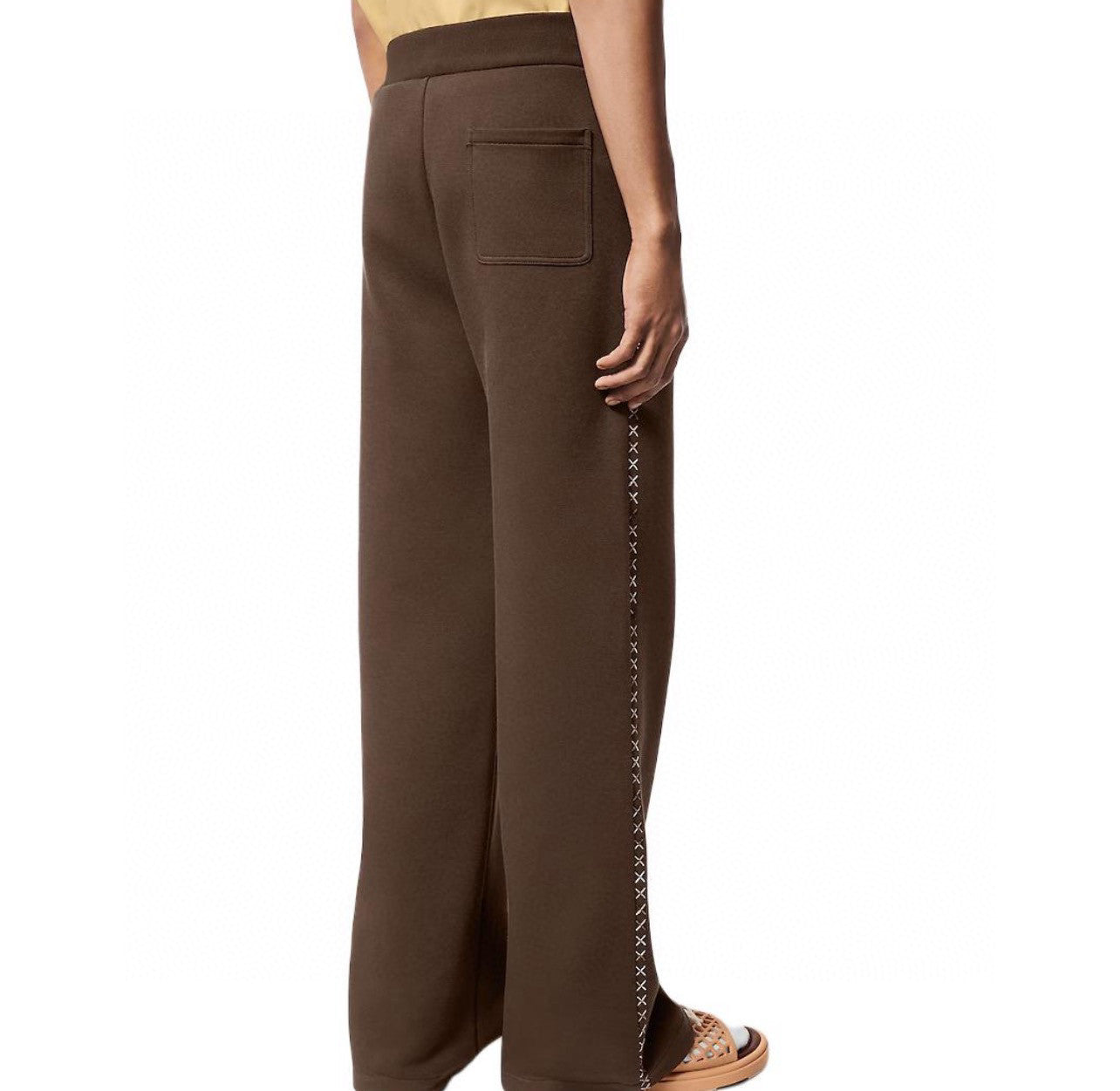 Louis Vuitton Men's Spring and Autumn Solid Color Letter Embroidery Drawstring Tie Loose Casual Pants #76137