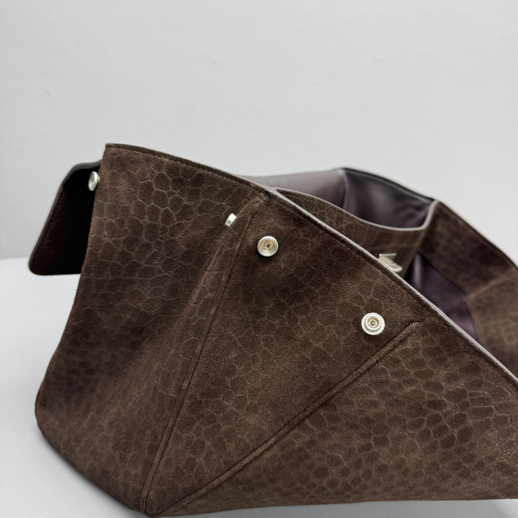 Balenciaga Women's Rodeo Handbag Medium Dark Brown #333497