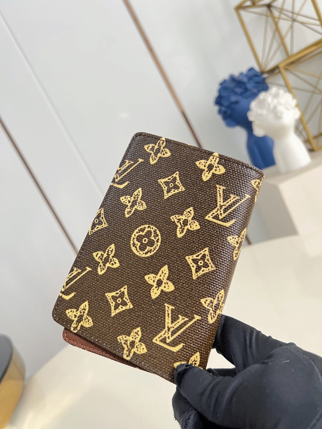 LOUIS VUITTON Passport Cover Monogram Canvas Wallets M27612 #377237