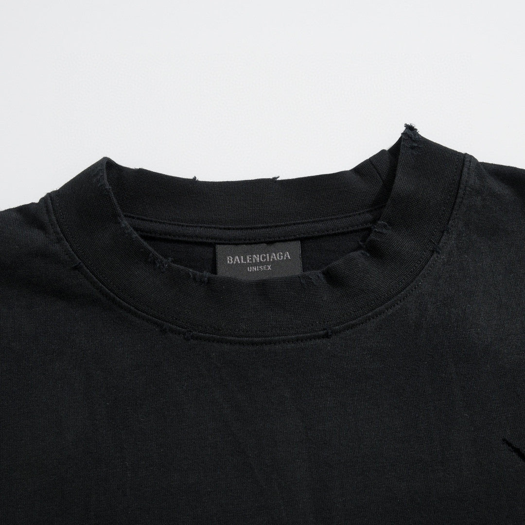 Balenciaga Graffiti Raglan Short Sleeve T-Shirt #94883