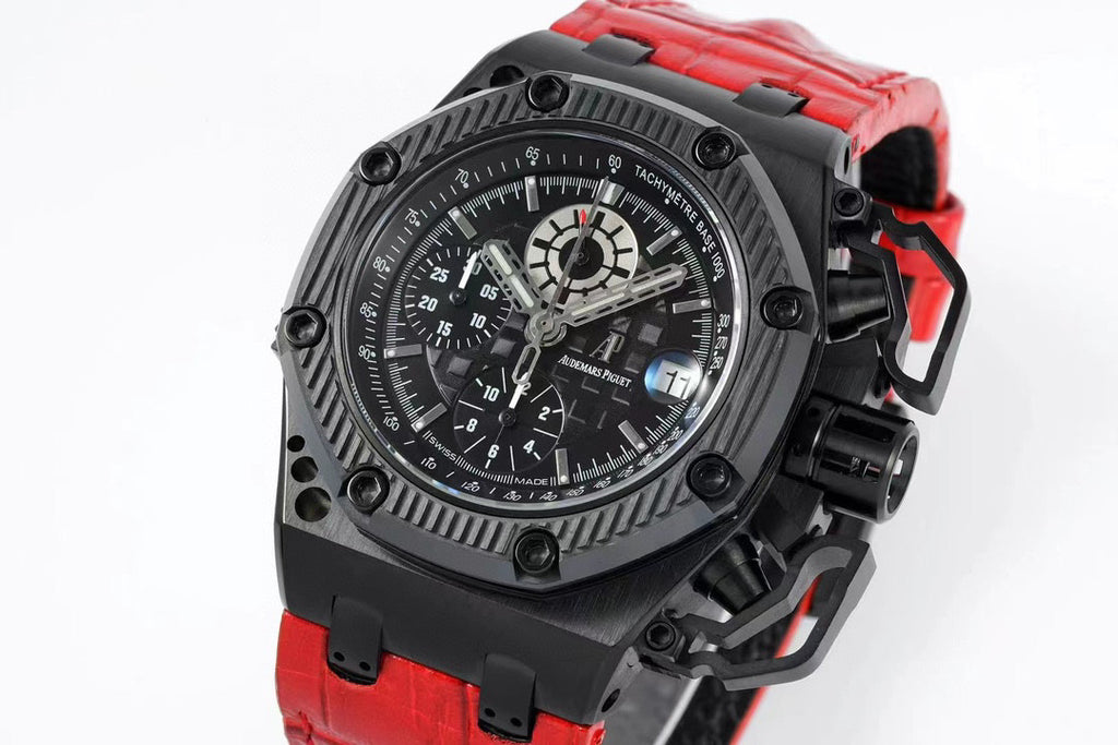 Audemars Piguet Men's Skeleton Bezel Mechanical Watch #96924