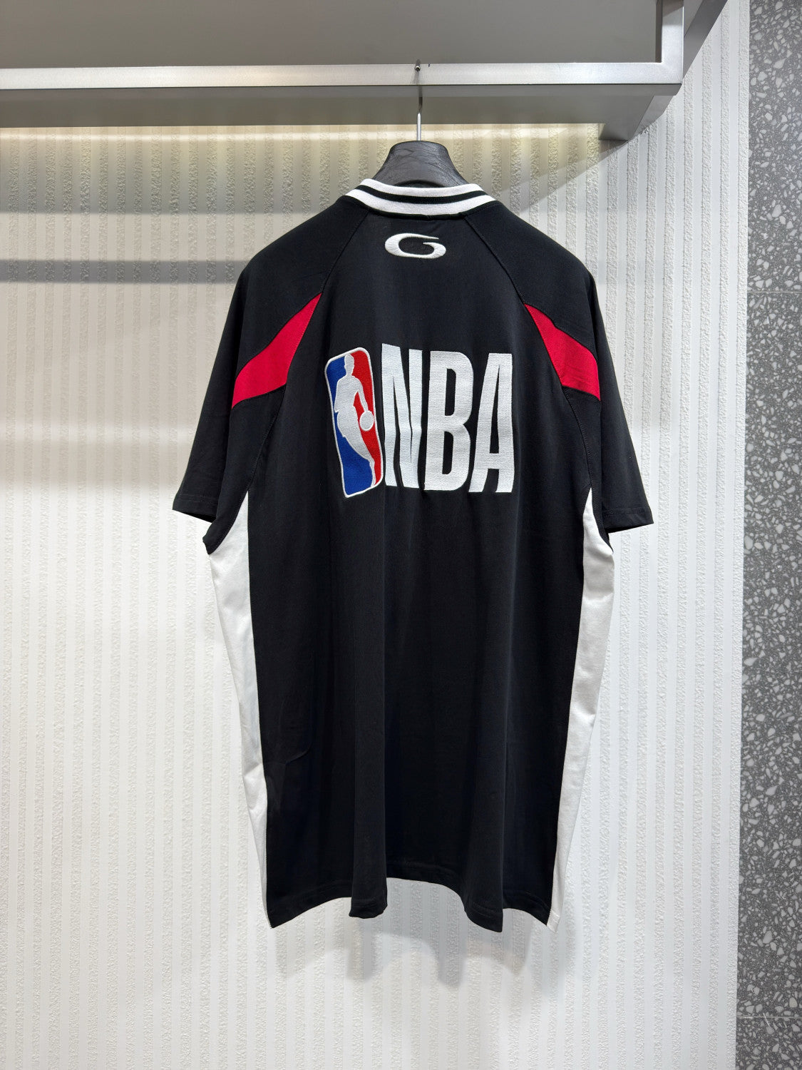 Balenciaga Men's Balenciaga NBA Collaboration Oversized T-shirt in Black Multicolor #377153