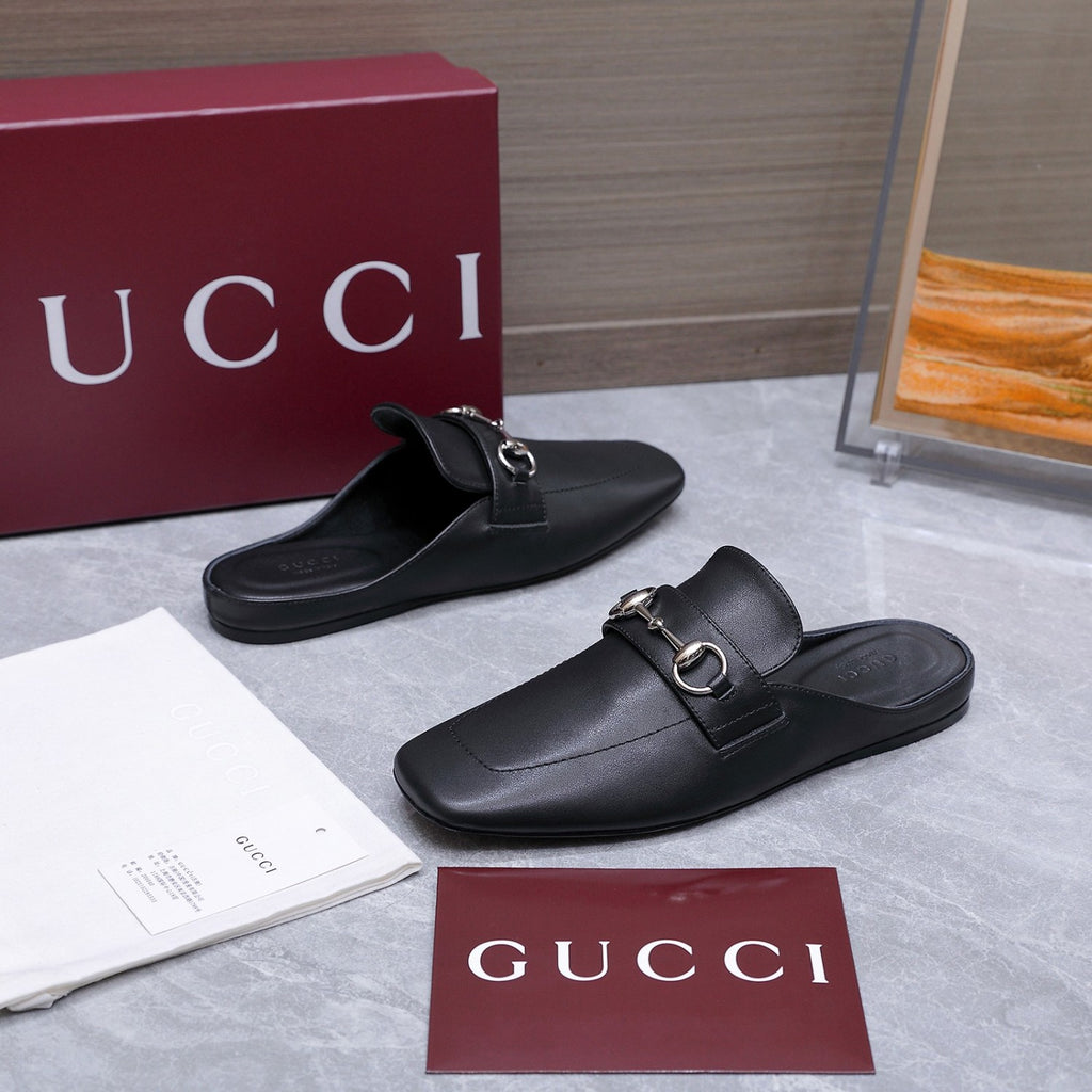 Gucci Flat Loafers Slippers #388039
