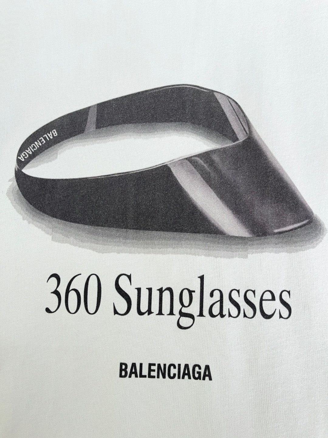 Balenciaga Men's And Women's Summer Graphic Print White Round Neck Cotton Short Sleeve T-shirt #75926
