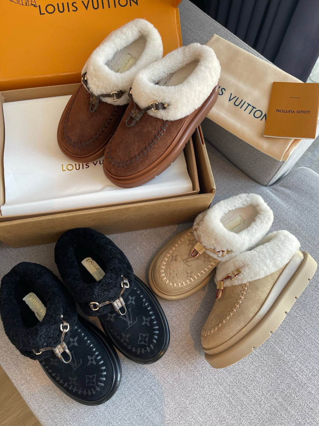 Louis Vuitton Cortina Closed Mule Shoes #334366