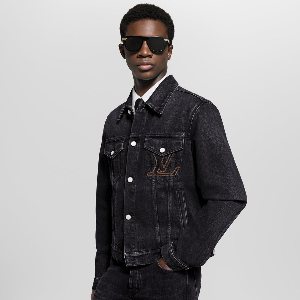 Louis Vuitton 25FW Men's LV Denim Trucker Jacket #333416