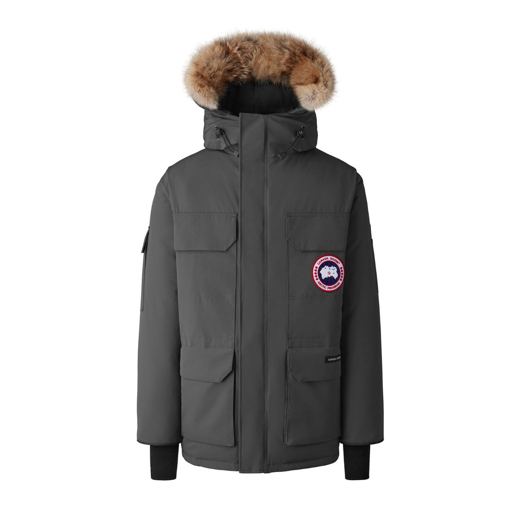 Canada Goose Men's Winter Solid Colour Velcro Zip Hooded Puffer Down Jacket #97487