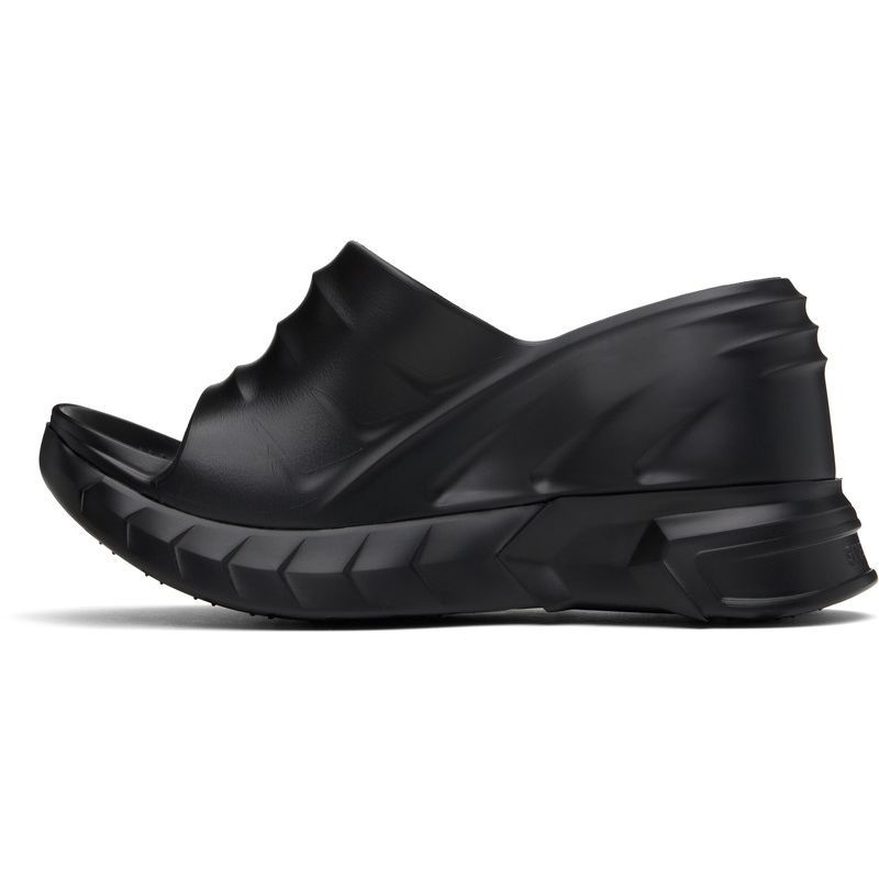 Givenchy Women's Summer Rubber Bottom Hollow Out Solid Color Thick Bottom Slope Heel Slippers Casual Shoes Heel High 10cm #81335