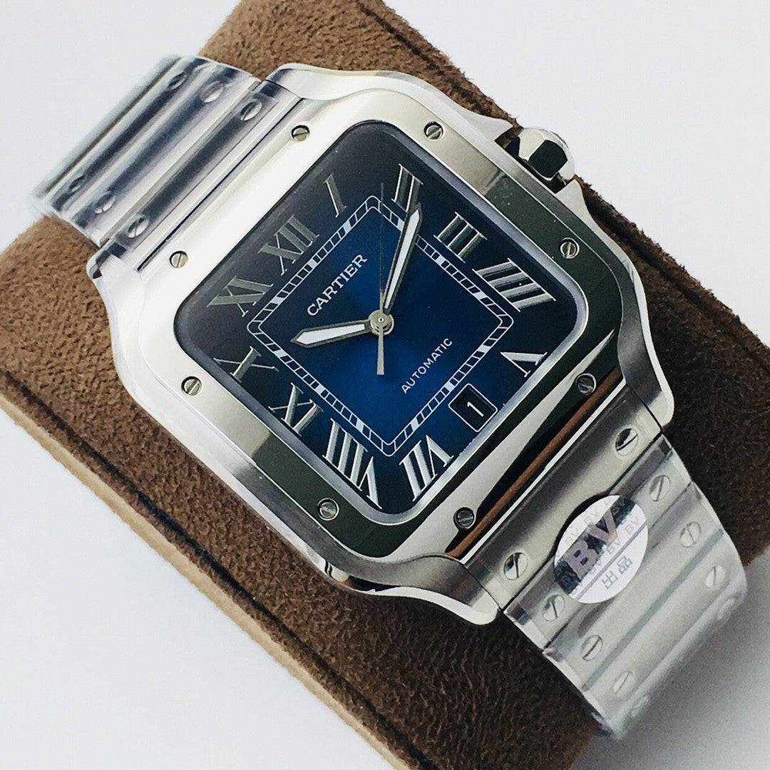 Cartier Santos De Cartier Watch Large Couple'S Watch Fashion Smartink Disassembly System Sapphire Cut Temperament Watch Accessories Thickness 9.08mm #81214