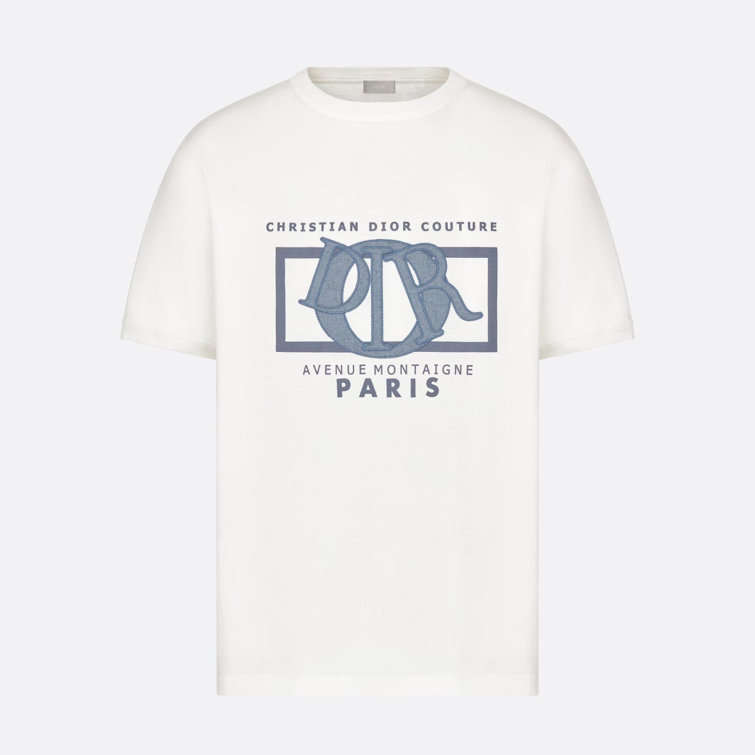 Dior Men's Summer Embroidered Letter Logo Round Neck Cotton Short Sleeve T-Shirt #99357