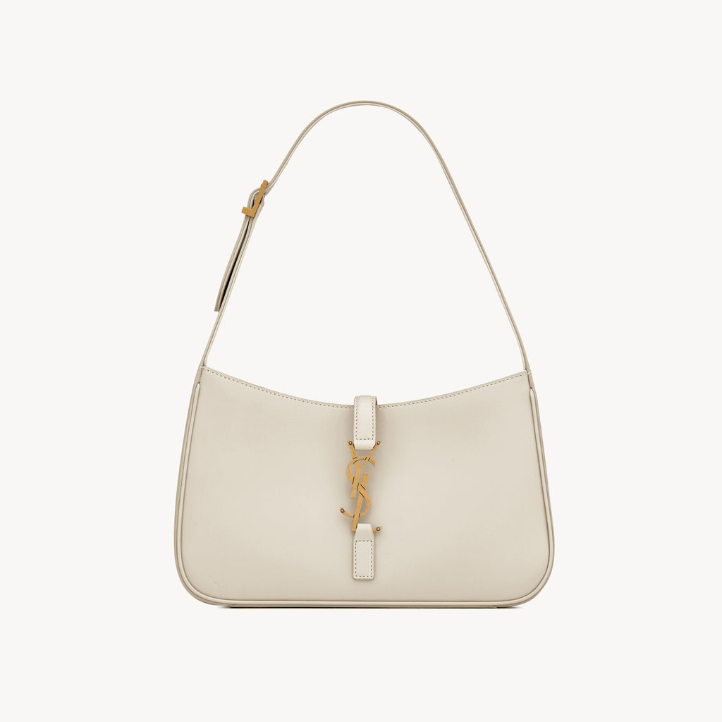 SAINT LAURENT LE 5 À 7 Women's Adjustable Shoulder Strap Solid Color Smooth Leather Shoulder Handbag Bag Bags #75551