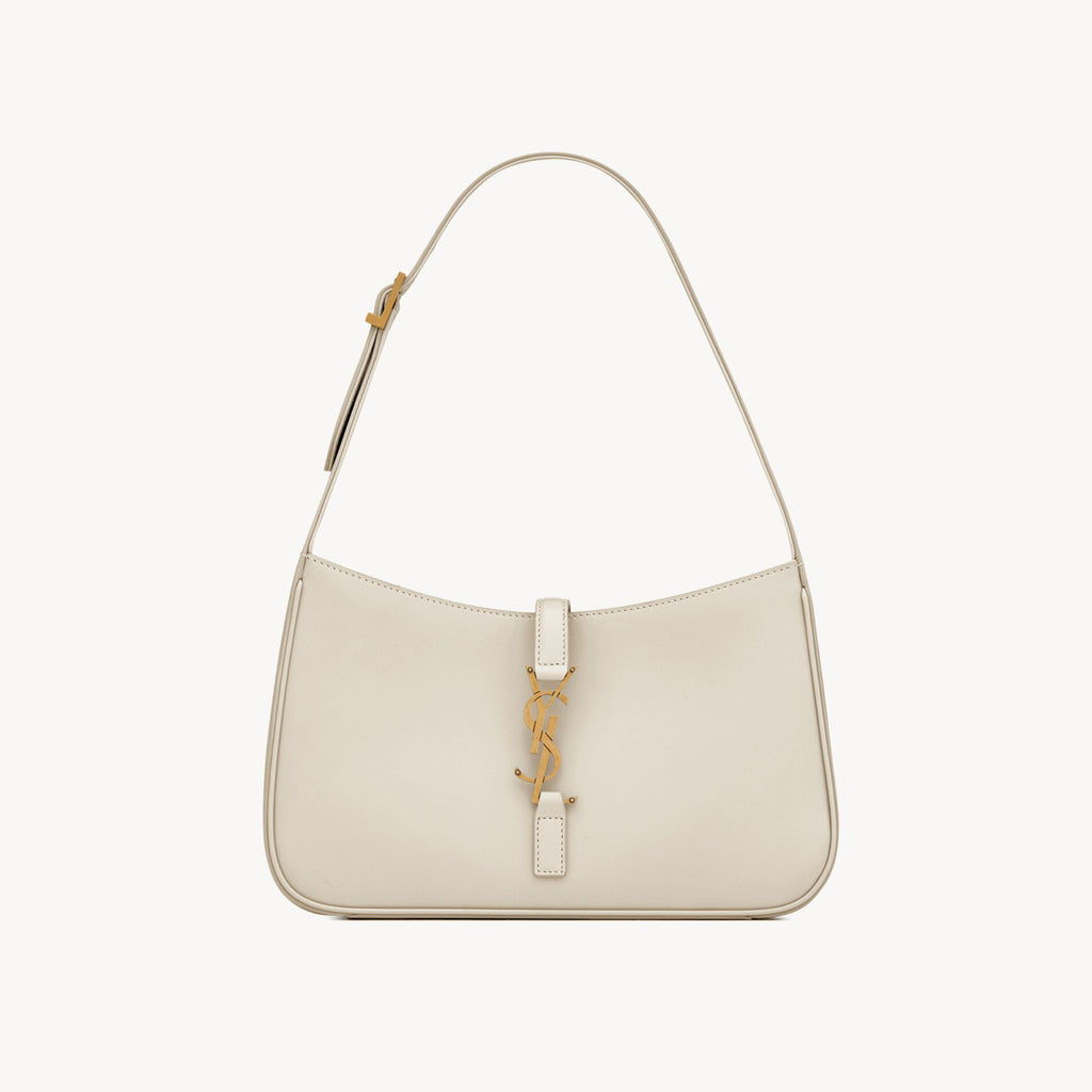 SAINT LAURENT LE 5 À 7 Women's Adjustable Shoulder Strap Solid Color Smooth Leather Shoulder Handbag Bag Bags #75551