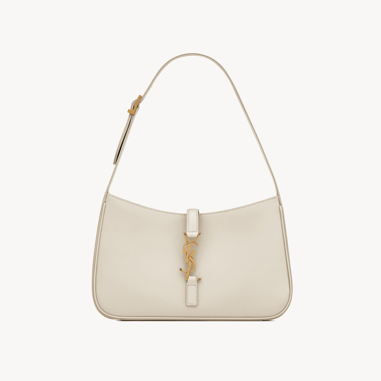 SAINT LAURENT LE 5 À 7 Women's Adjustable Shoulder Strap Solid Color Smooth Leather Shoulder Handbag Bag Bags #75551