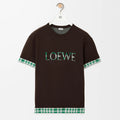 Loewe Men's And Women's Summer Fashion Casual Crew Neck Pullover Short Sleeve Knit T Shirt with Turned Up Sleeves T-shirt #79298