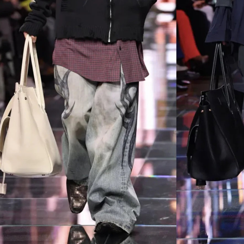 Balenciaga Men's Spring And Fall Fashion Retro Graffiti Washed Fashion Trend Jeans Straight Wide-leg Pants Ngvp #9124