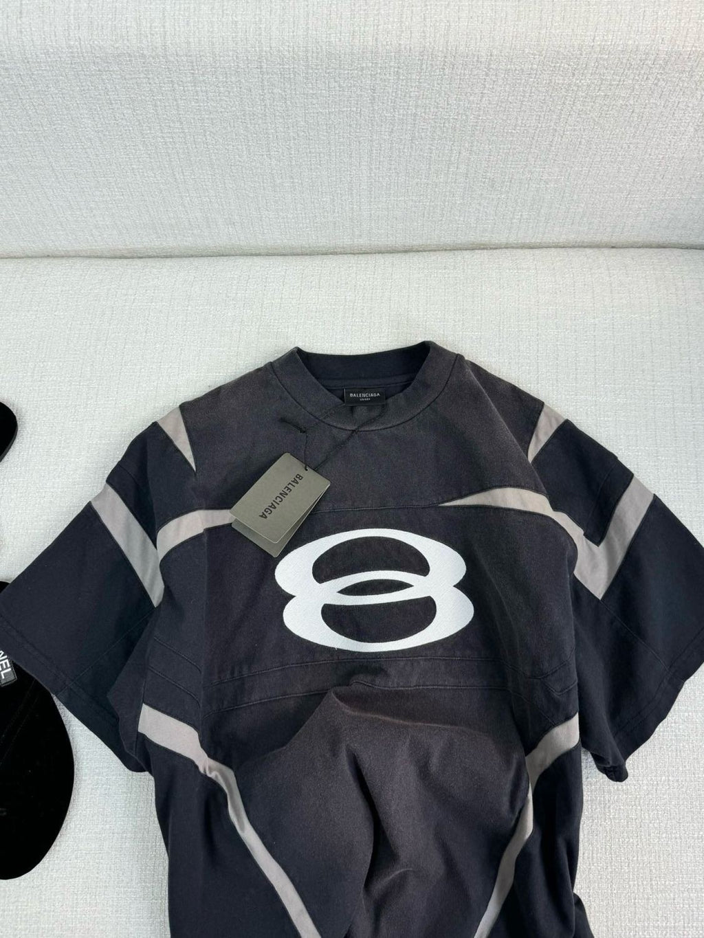 Balenciaga Unity Sports Icon Biker Men's Summer Logo Letter Printed Round Neck Short Sleeve T-Shirt #99878