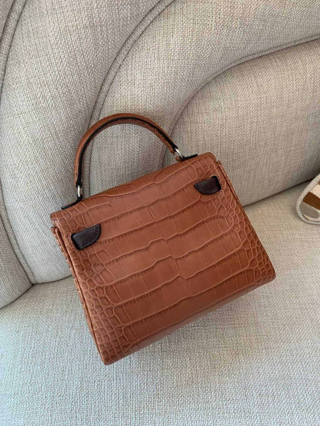 Hermes Kelly Doll Kraft Paper 2H Millennium Doll Top-grain Genuine Imported Alligator Leather Shoulder Crossbody Bag Bags For Other Colours Please Contact Customer Service #195072