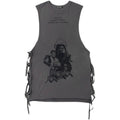 Raf Simons Men's Women's Spring Summer Religious Printed Washed Aged Tied Sleeveless Vest High Street Trend Sleeveless T-Shirt Ngvp #1654