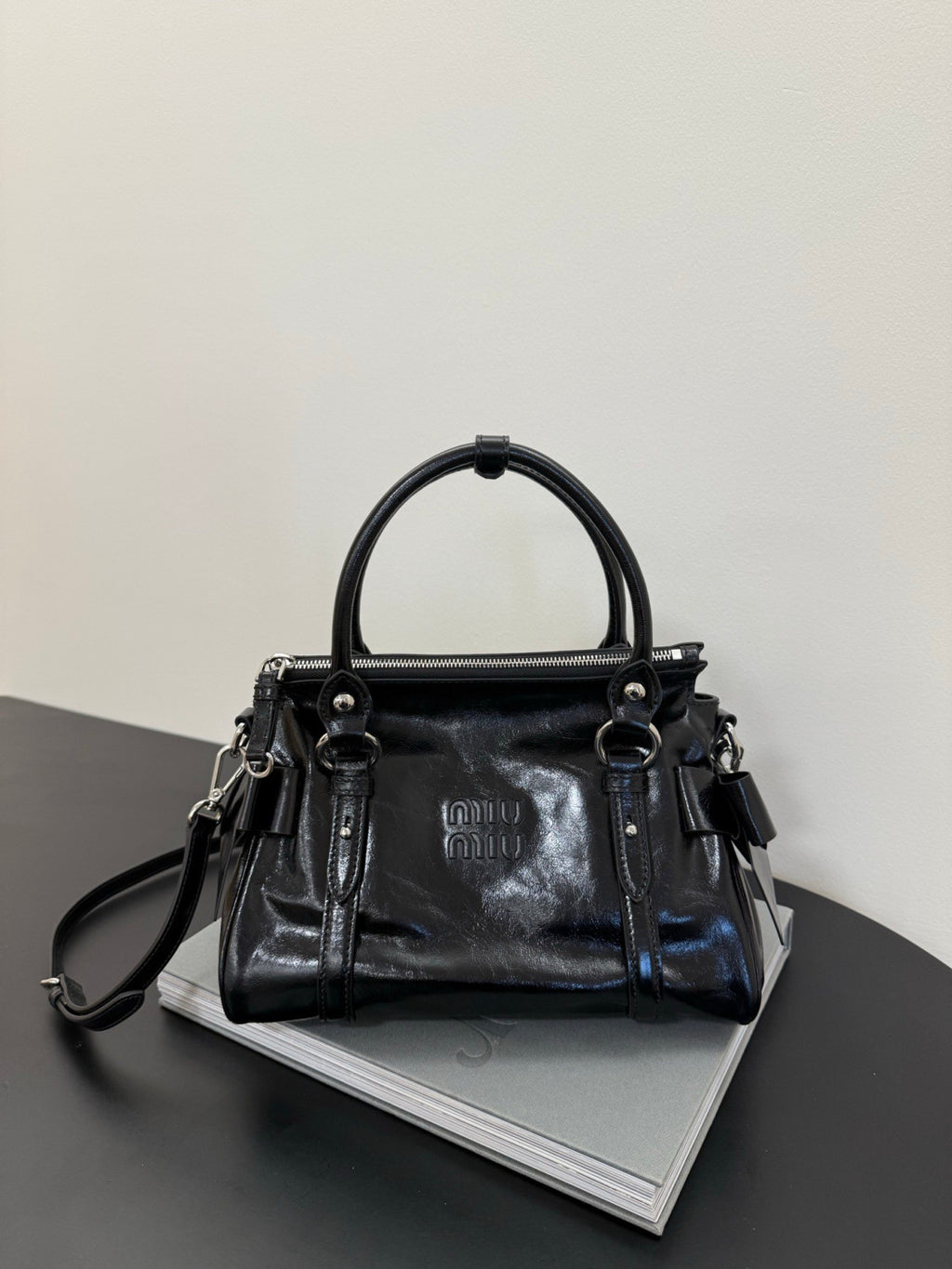 Miumiu Bow Motorcycle Bag #337185