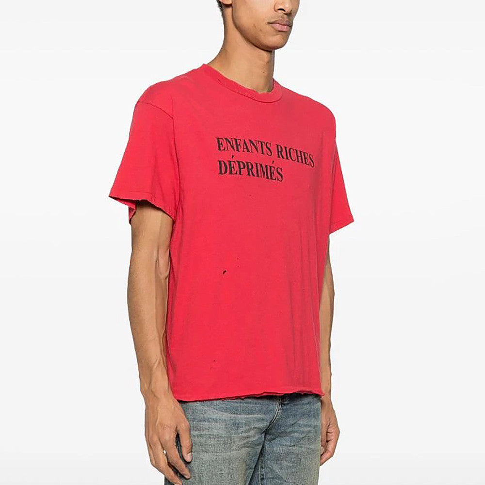 Enfants Riches Deprimes Men's Summer Solid Color Letter Printed Round Neck Short Sleeve T-Shirt #75949