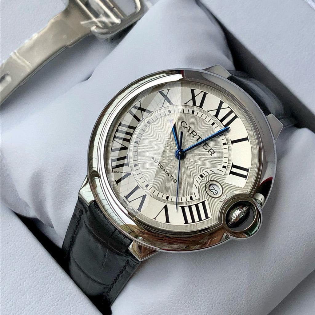 Cartier Ballon Bleu De Cartier Blue Balloon Automatic Mechanical Movement Water Resistant 42mm Watch #98217