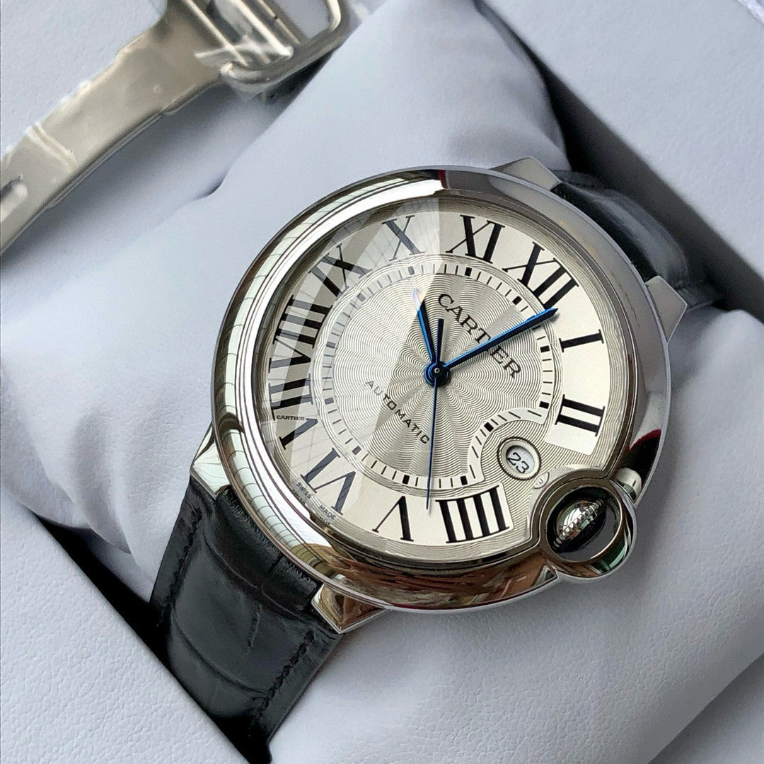 Cartier Ballon Bleu De Cartier Blue Balloon Automatic Mechanical Movement Water Resistant 42mm Watch #98217