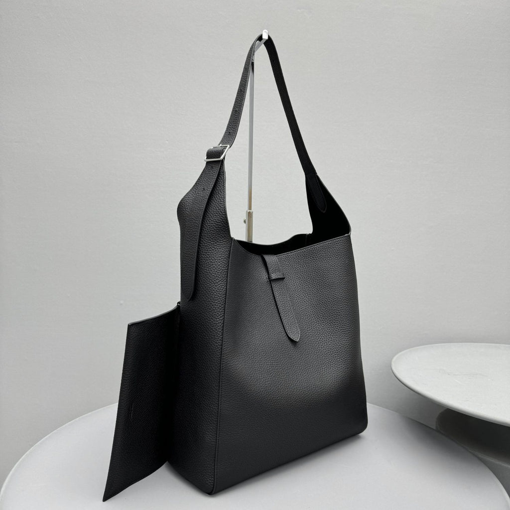 THE ROW Women's Fashion Solid Color Tote Leather Bucket Bag Bags Casual Handbag #75348