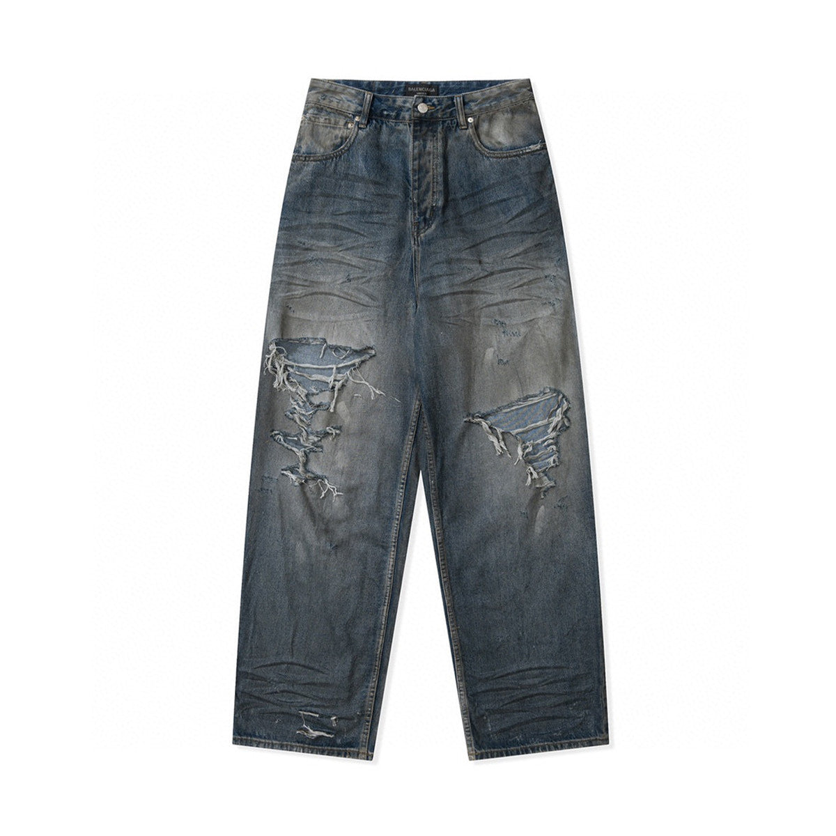 Balenciaga Baggy Pants In Light Blue Ngvp #6338