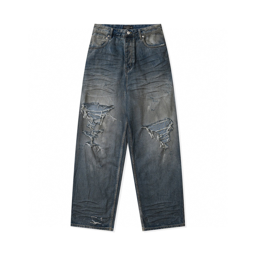 Balenciaga Baggy Pants In Light Blue Ngvp #6338