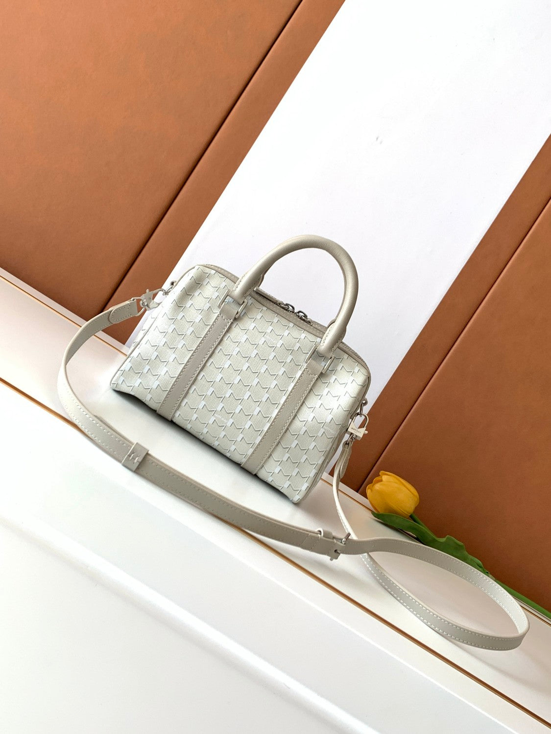Moynat M Canvas Women's Fashion Classic M-Shaped Cut Adjustable Detachable Shoulder Strap Travel Bag Handbag Shoulder Bag Bags #78756