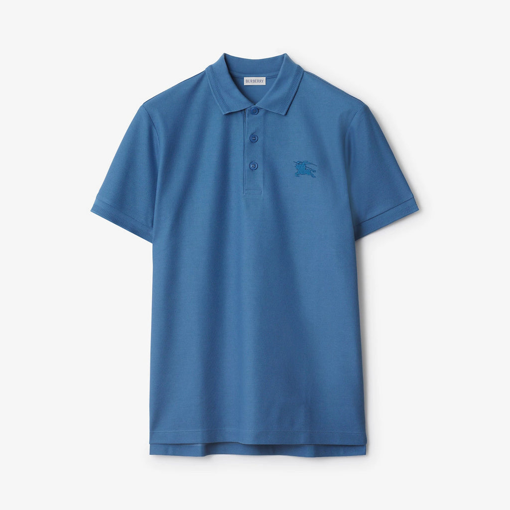 Burberry Men's Summer Solid Color Embroidered Knight Pattern Polo Neck Short Sleeve T-Shirt #76185