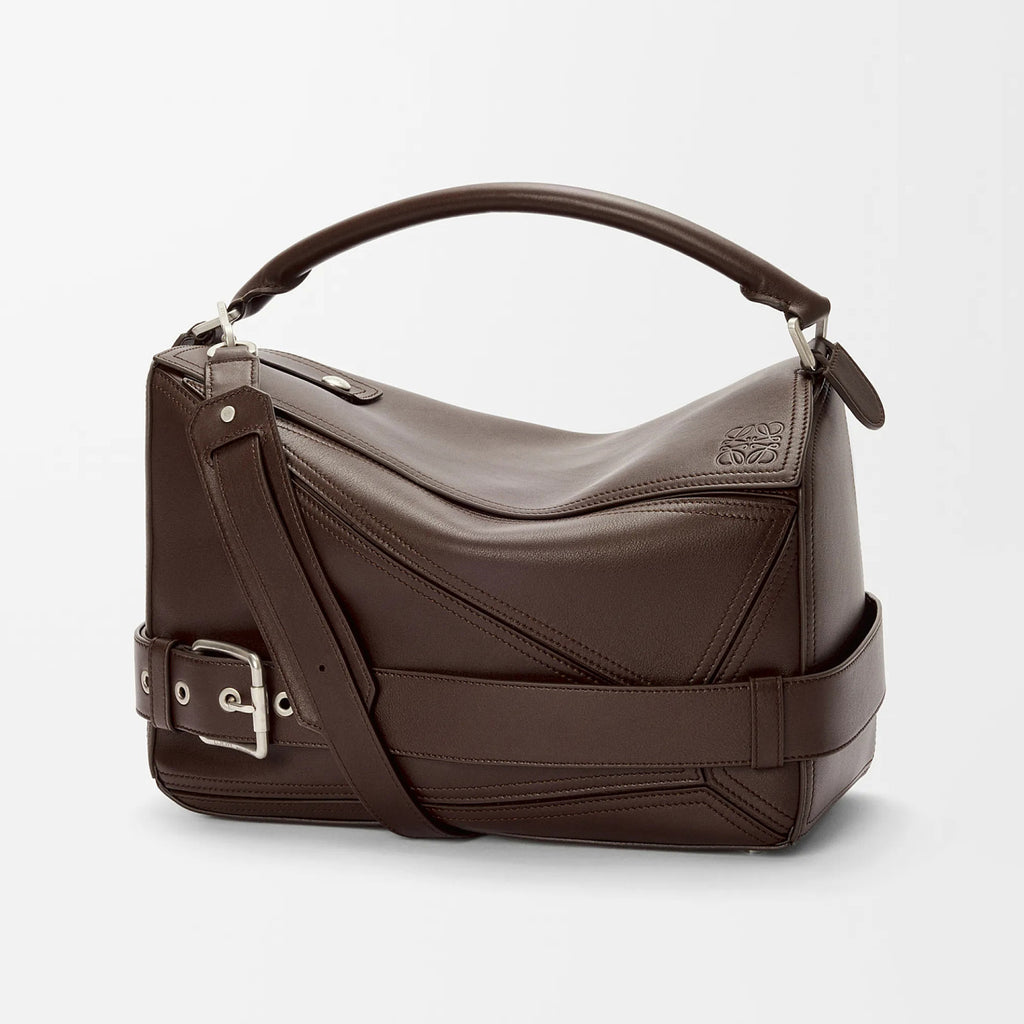 Loewe Puzzle Biker Women's Fashion Classic Solid-Color Geometric Print Glossy Cowhide Leather Puzzle Biker Handbag Bag Bags B510BP1X01 #78829