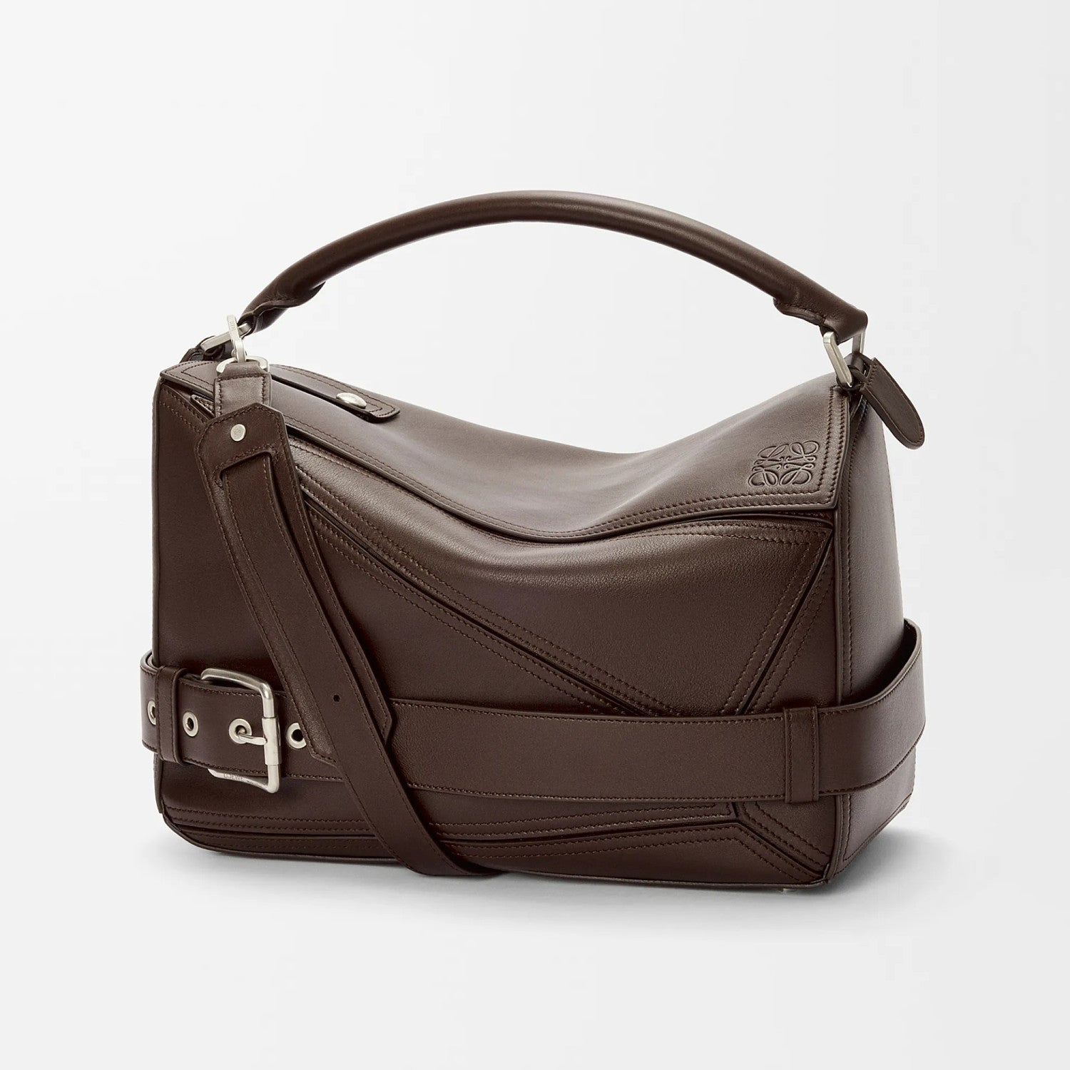 Loewe Puzzle Biker Women's Fashion Classic Solid-Color Geometric Print Glossy Cowhide Leather Puzzle Biker Handbag Bag Bags B510BP1X01 #78829
