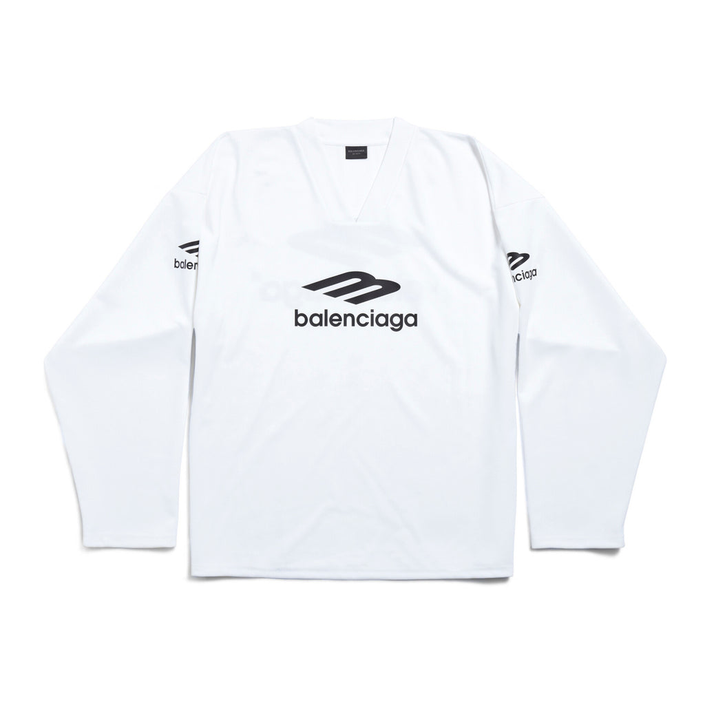Balenciaga Men's Solid Colour Letter Logo Skiwear - 3b Sports Icon Ski Long Sleeve T-shirt #97418