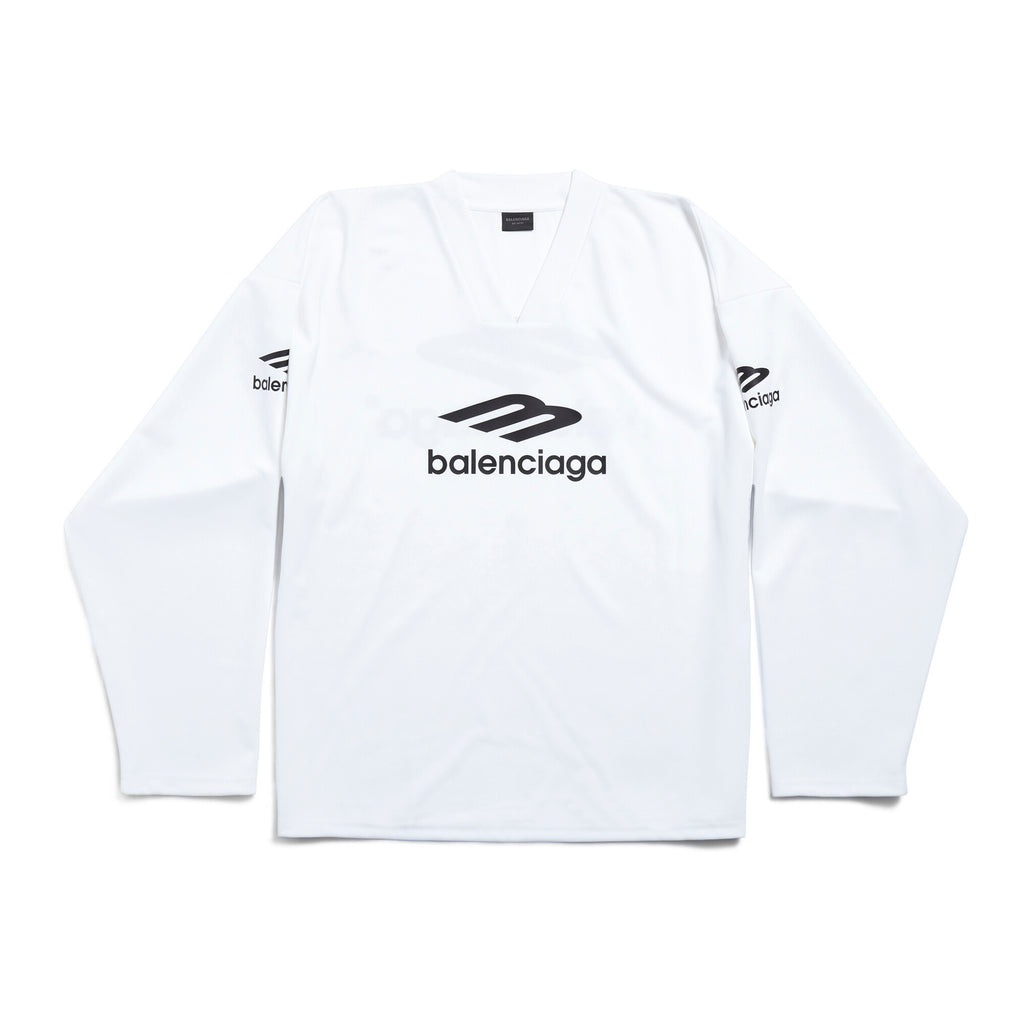 Balenciaga Men's Solid Colour Letter Logo Skiwear - 3b Sports Icon Ski Long Sleeve T-shirt #97418