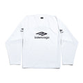 Balenciaga Men's Solid Colour Letter Logo Skiwear - 3b Sports Icon Ski Long Sleeve T-shirt #97418