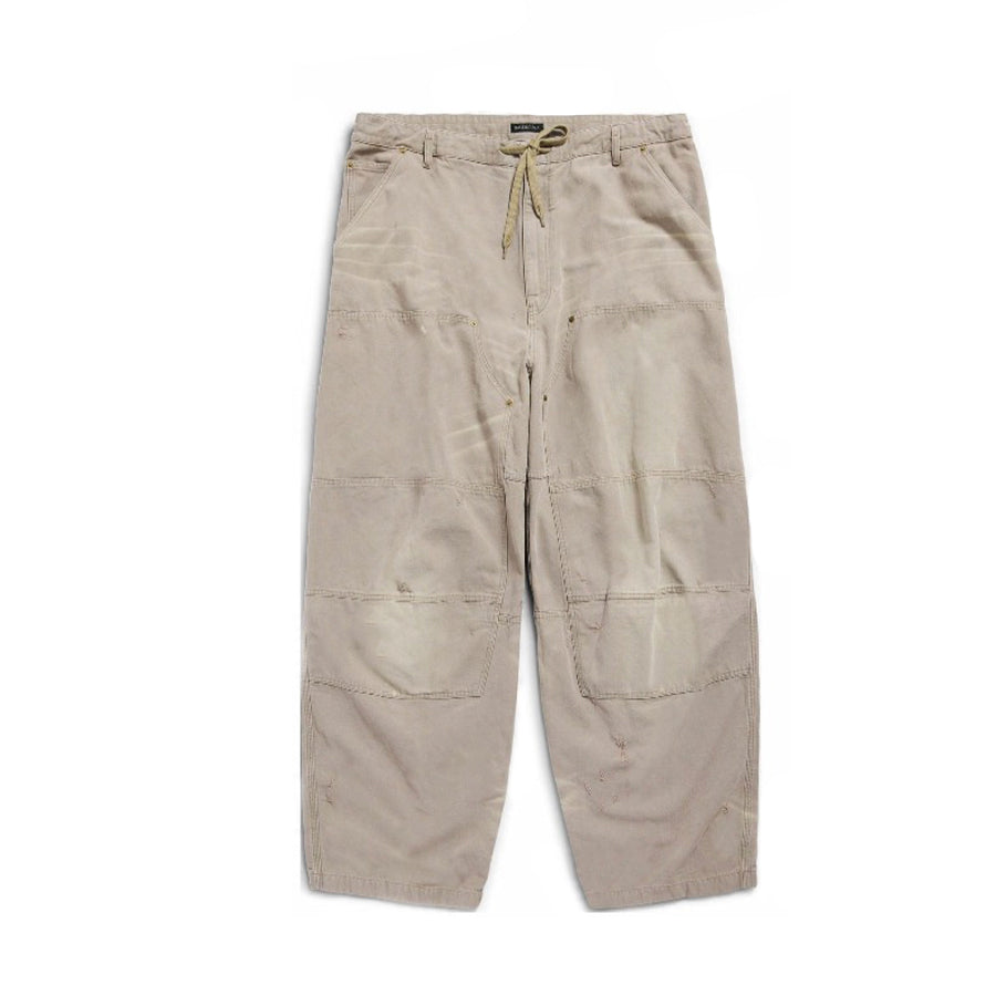 Balenciaga Men's Women's Four Seasons Cotton Tie Mid Waist Loose Work Pants Solid Color Casual Pants Ngvp #1937