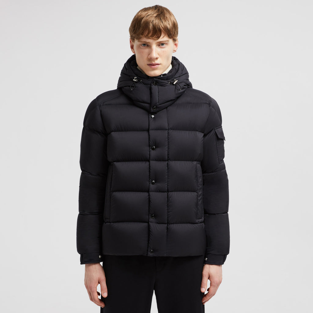 Moncler Men's Winter Solid Color Hooded Zipper Long Sleeve Puffer Down Jacket #73863