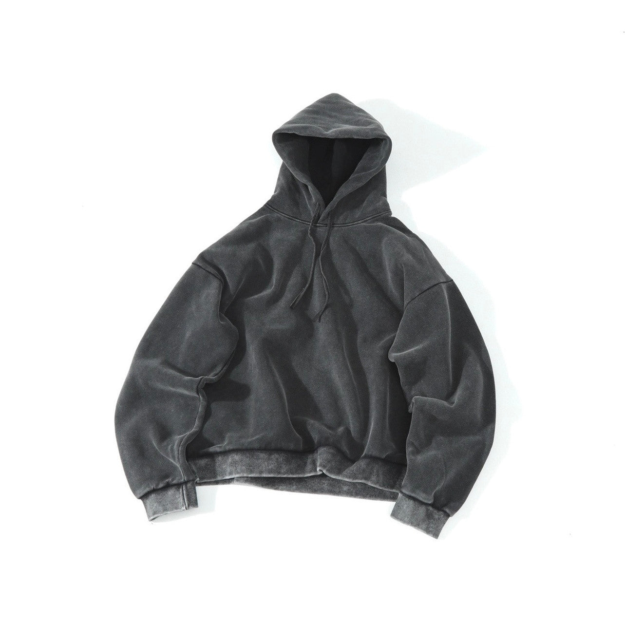 Acne Studios Hooded Sweater logo patch Faded Black #336605