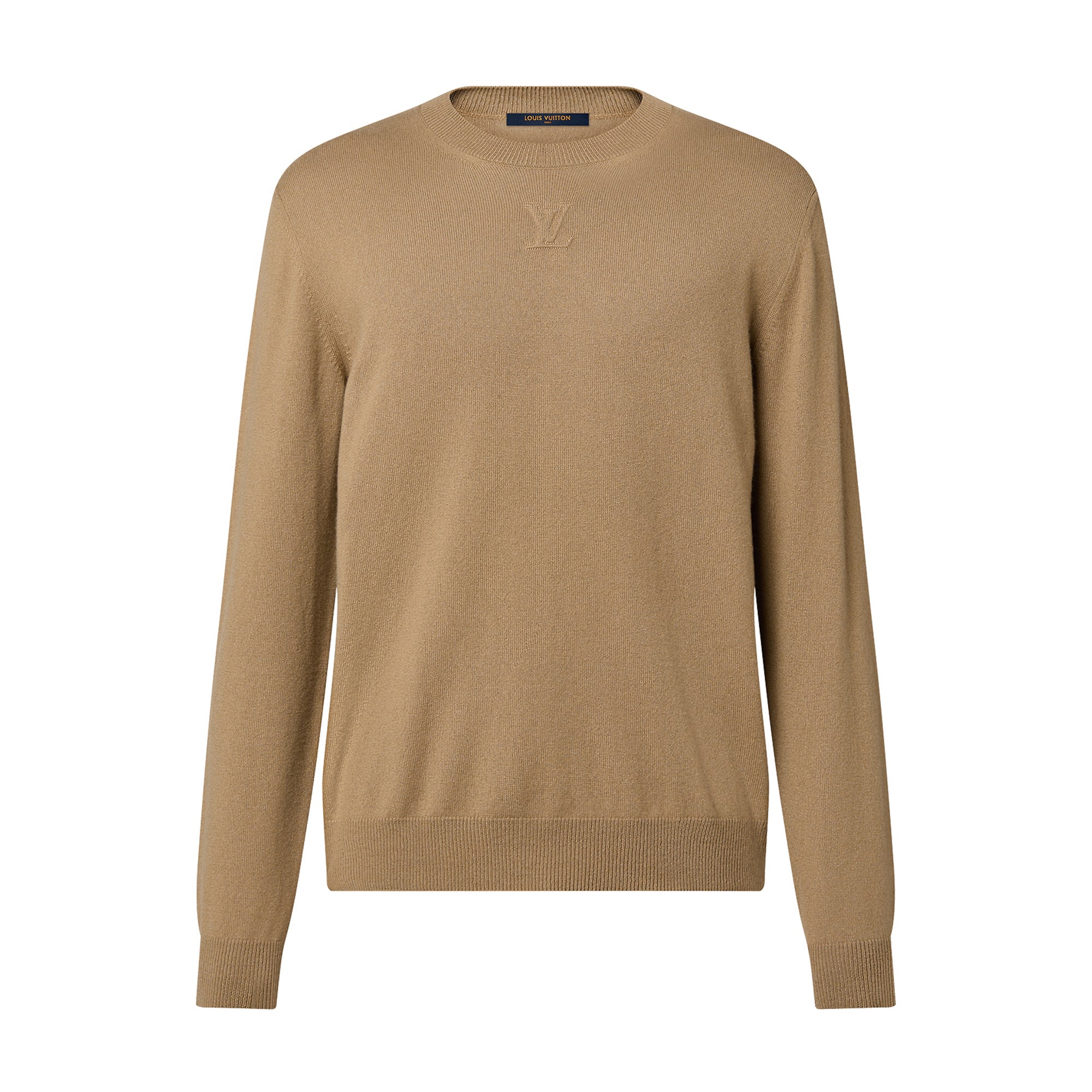 Louis Vuitton Men's Spring and Autumn Embossed Logo Solid Color Hooded Sweatshirt Pullover #97941