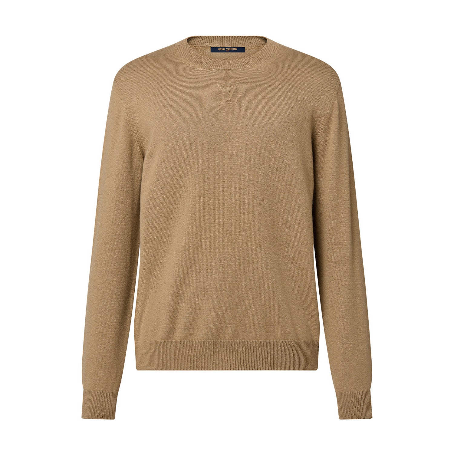 Louis Vuitton Men's Spring and Autumn Embossed Logo Solid Color Hooded Sweatshirt Pullover #97941
