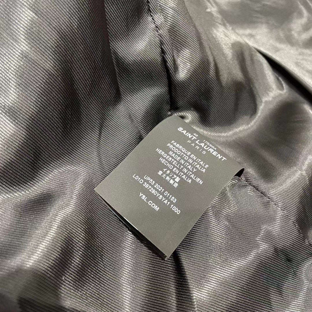 Saint Laurent Teddy Jacket In Wool Ngvp #691