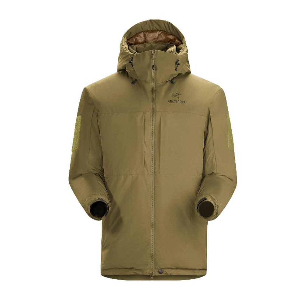 Arcteryx Men's Winter Camouflage Fit Zipper Windproof Hooded Solid Color Long Sleeve Coat Puffer Down Jacket Ngvp #7693