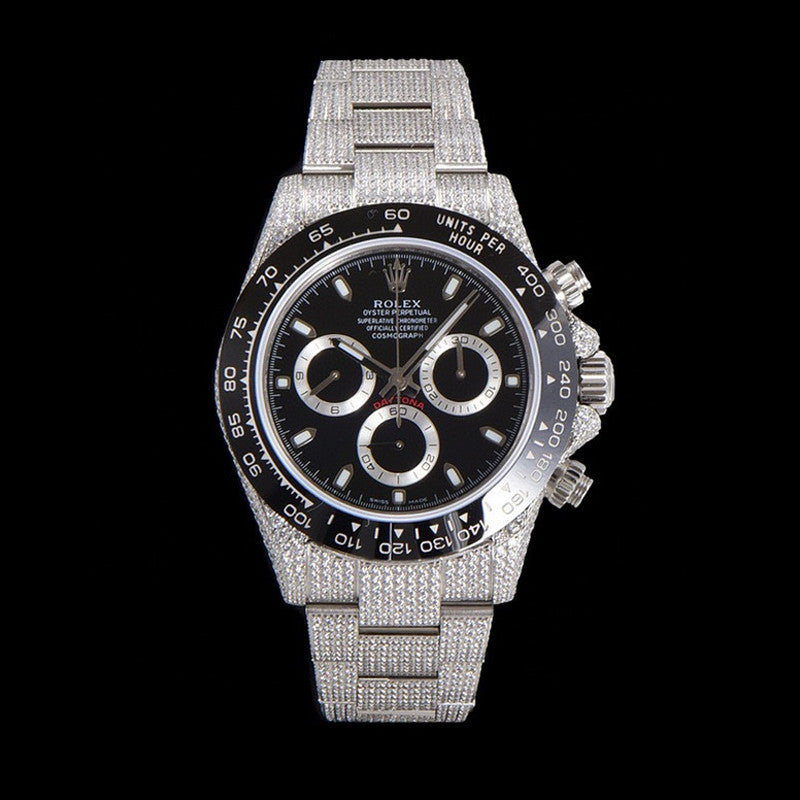 Rolex Cosmograph Stainless Steel and Diamonds Mechanical Watch #97786
