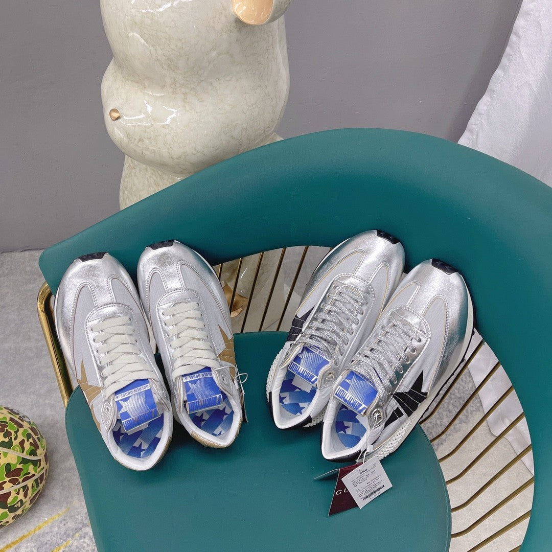 Golden Goose Marathon Vintage Athletics Women's Men's Sneakers Pentagram Thick Bottom Sports Casual Shoes Dirty Shoes Sneakers #81218