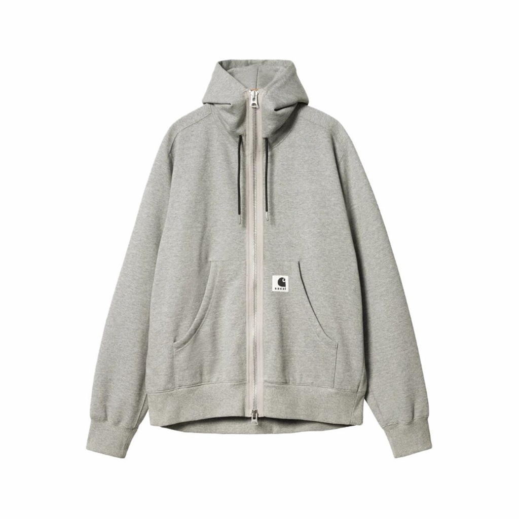 Sacai X CARHARTT Wip Hooded Long Sleeve Zipper Coat Jacket #21914