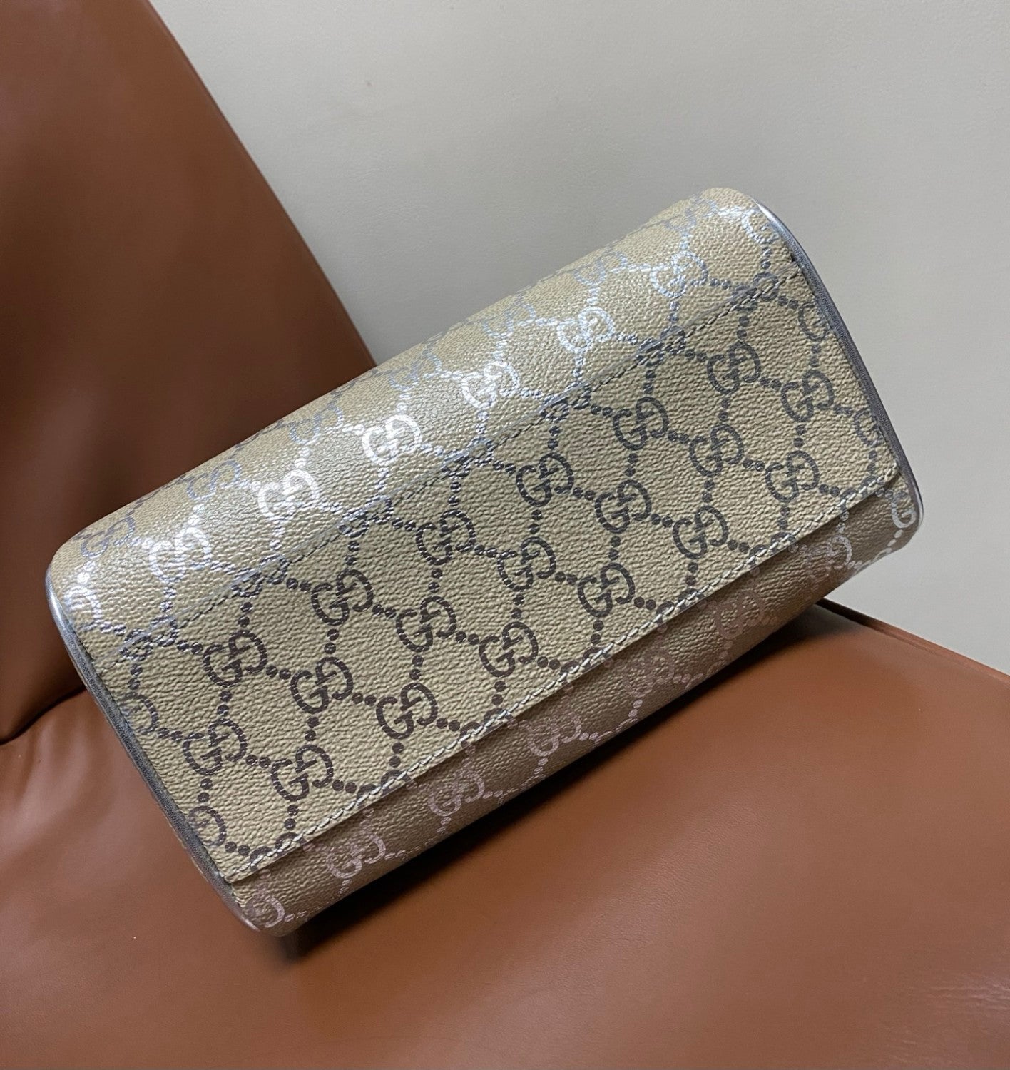Gucci GG Emblem Small Boston Bag #337066
