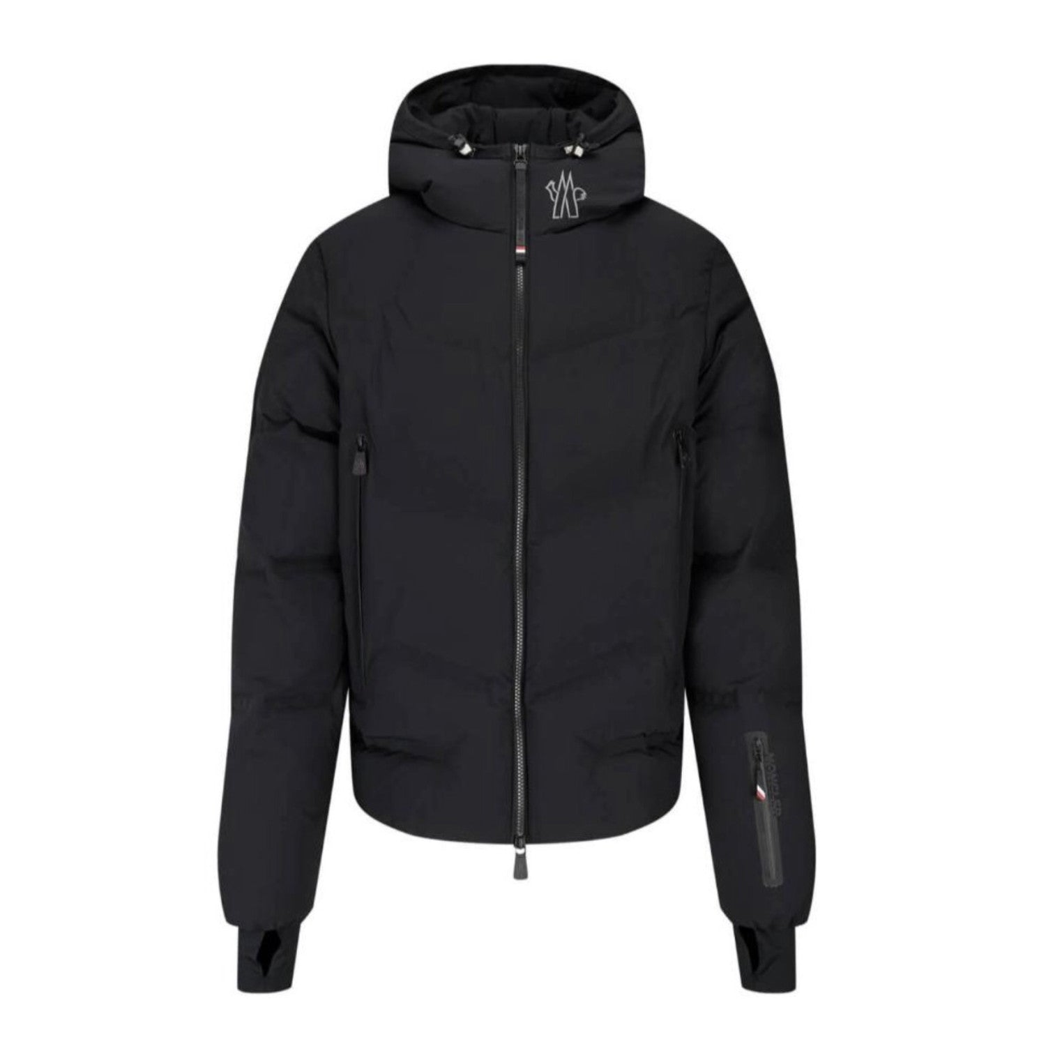 Moncler Men's Autumn and Winter Solid Color Zipper Hooded Long Sleeve Fitted Puffer Down Jacket #73779