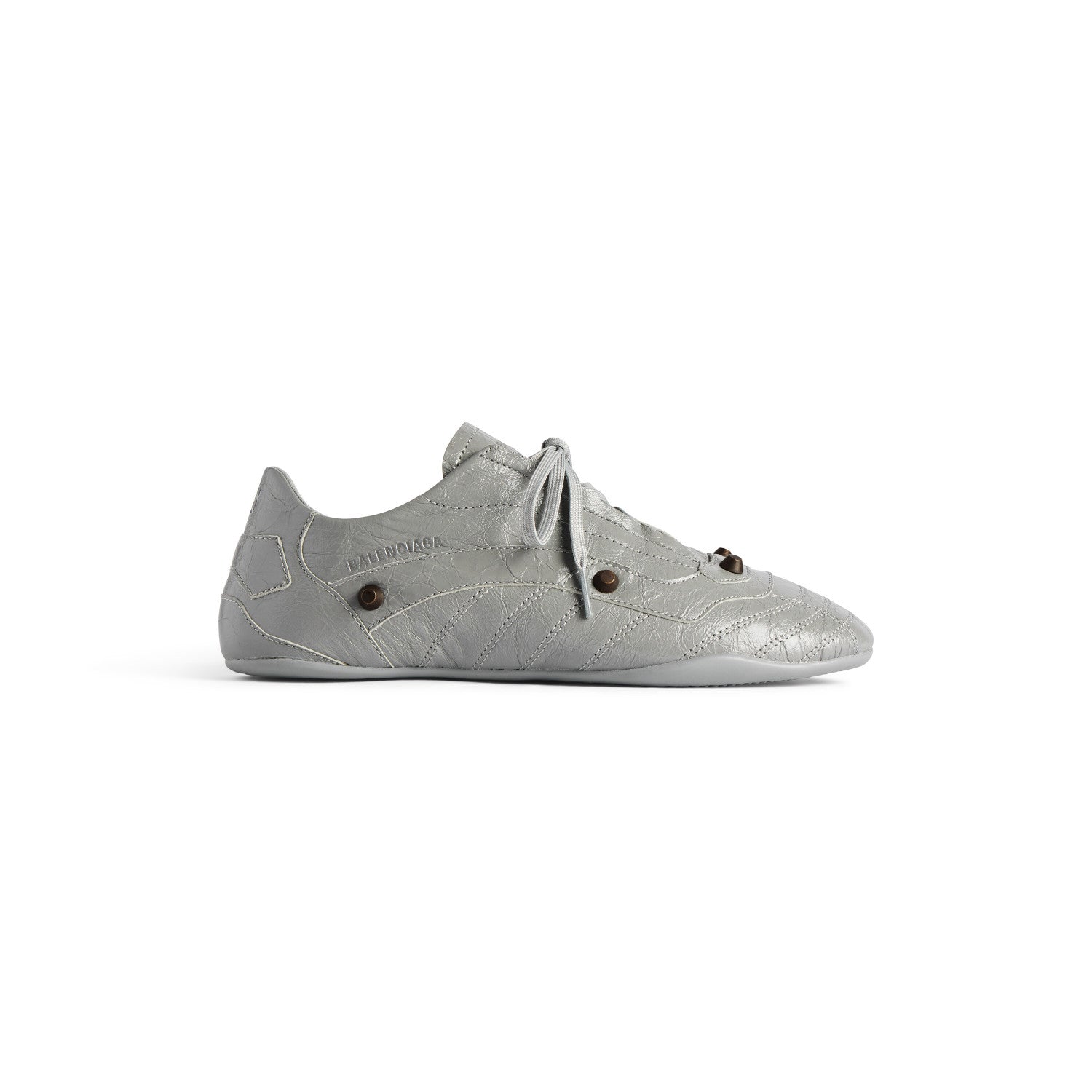 Balenciaga  Women's City Sneaker Sheep Leather Flat Lace-up Low-cut Lifestyle Shoes #333071