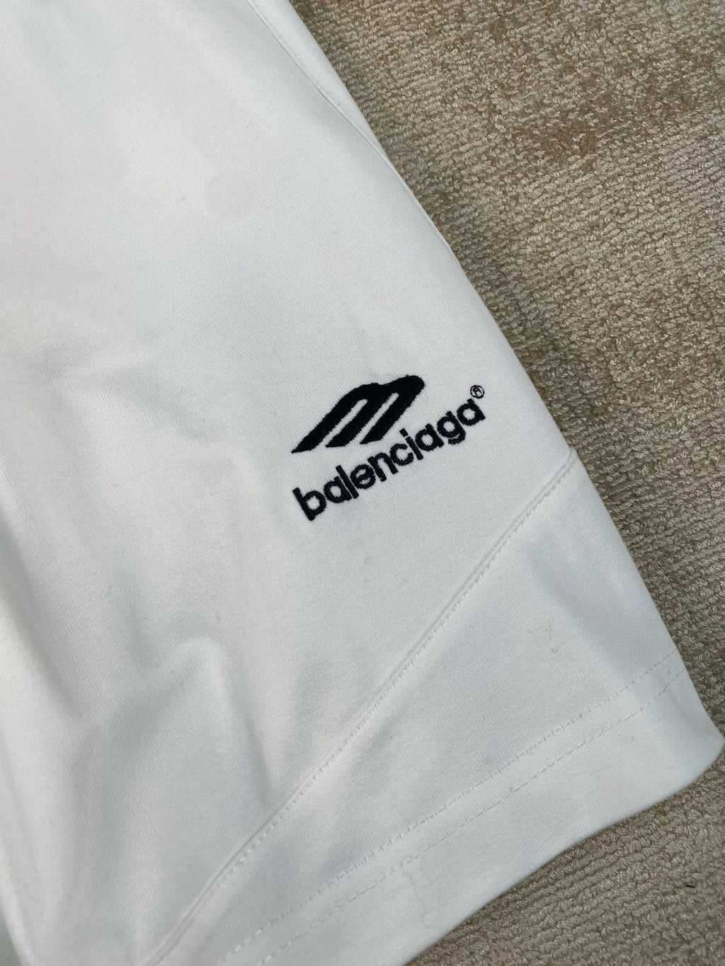 Balenciaga Men's Summer Solid Color Elastic High Waist Loose Fit Casual Shorts Pants #98489